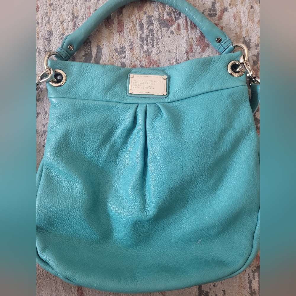 Marc by Marc Jacobs Blue Leather Hobo Bag